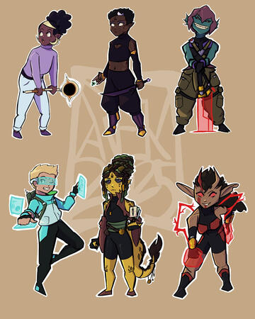 Test de design de personnages sous forme de chibis.